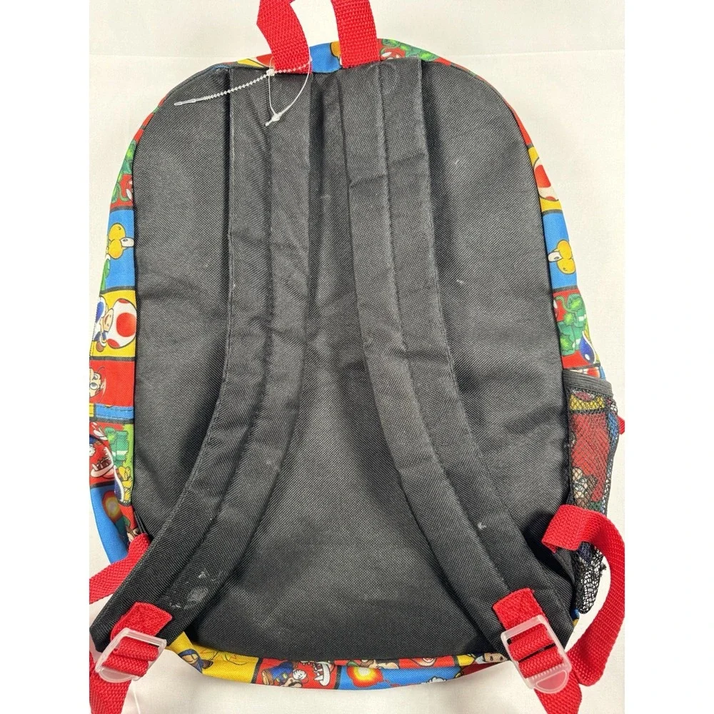 Bioworld Nintendo Super Mario Bros Comic Backpack Kids Multicolor School Bag 16